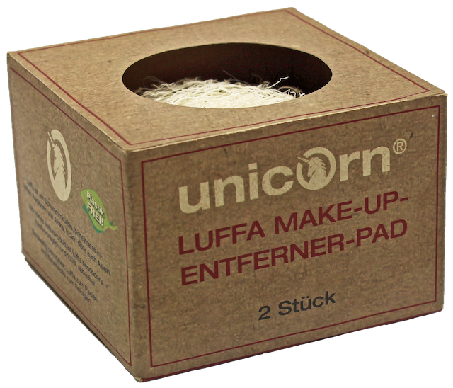 unicorn® Luffa Make-up entferner Pad, 2 Stk.