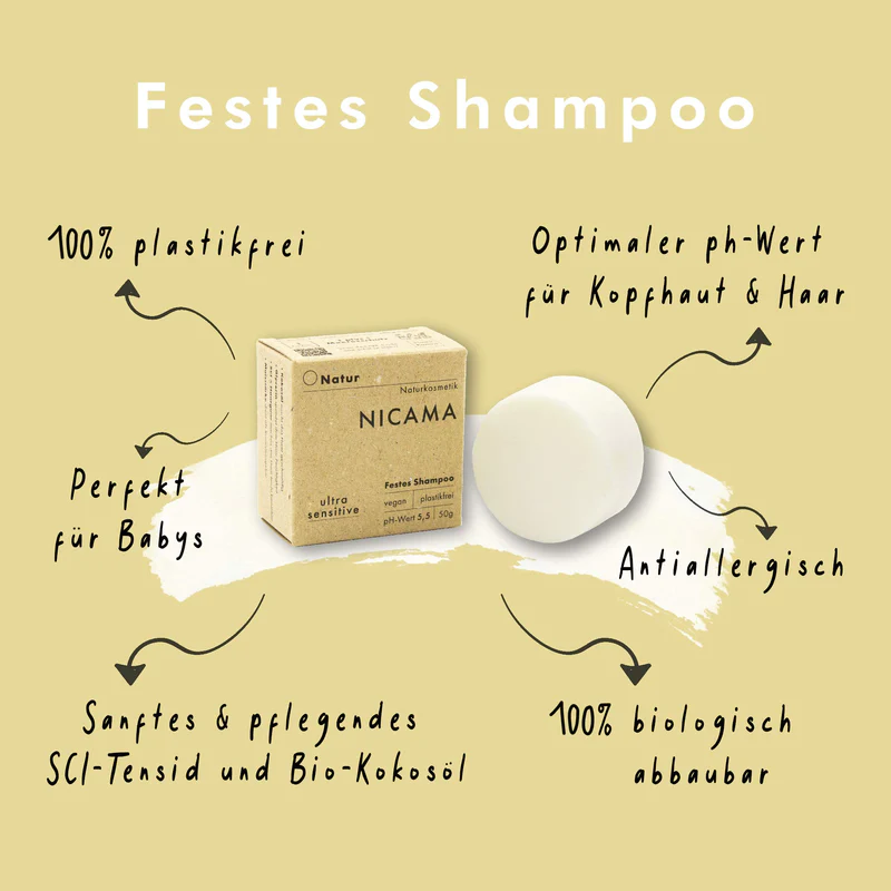 Festes Shampoo - Natur (sensitiv)
