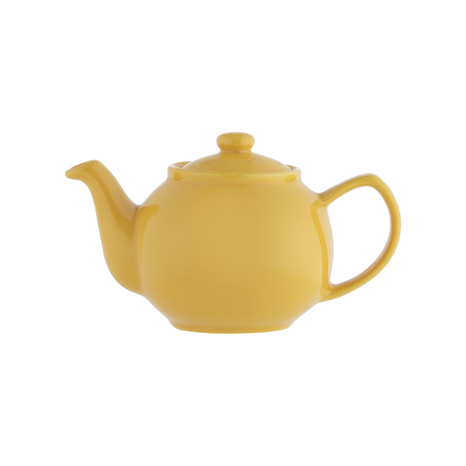 Teekanne | glänzend senfgelb | 2 Tassen 