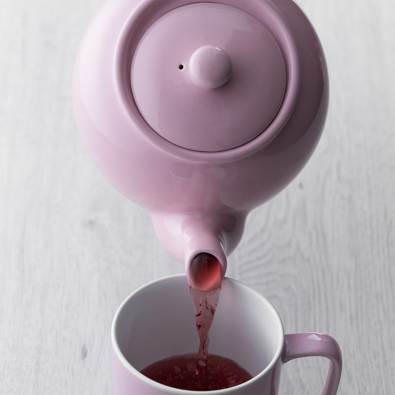 Teekanne | pastell pink | 2 Tassen
