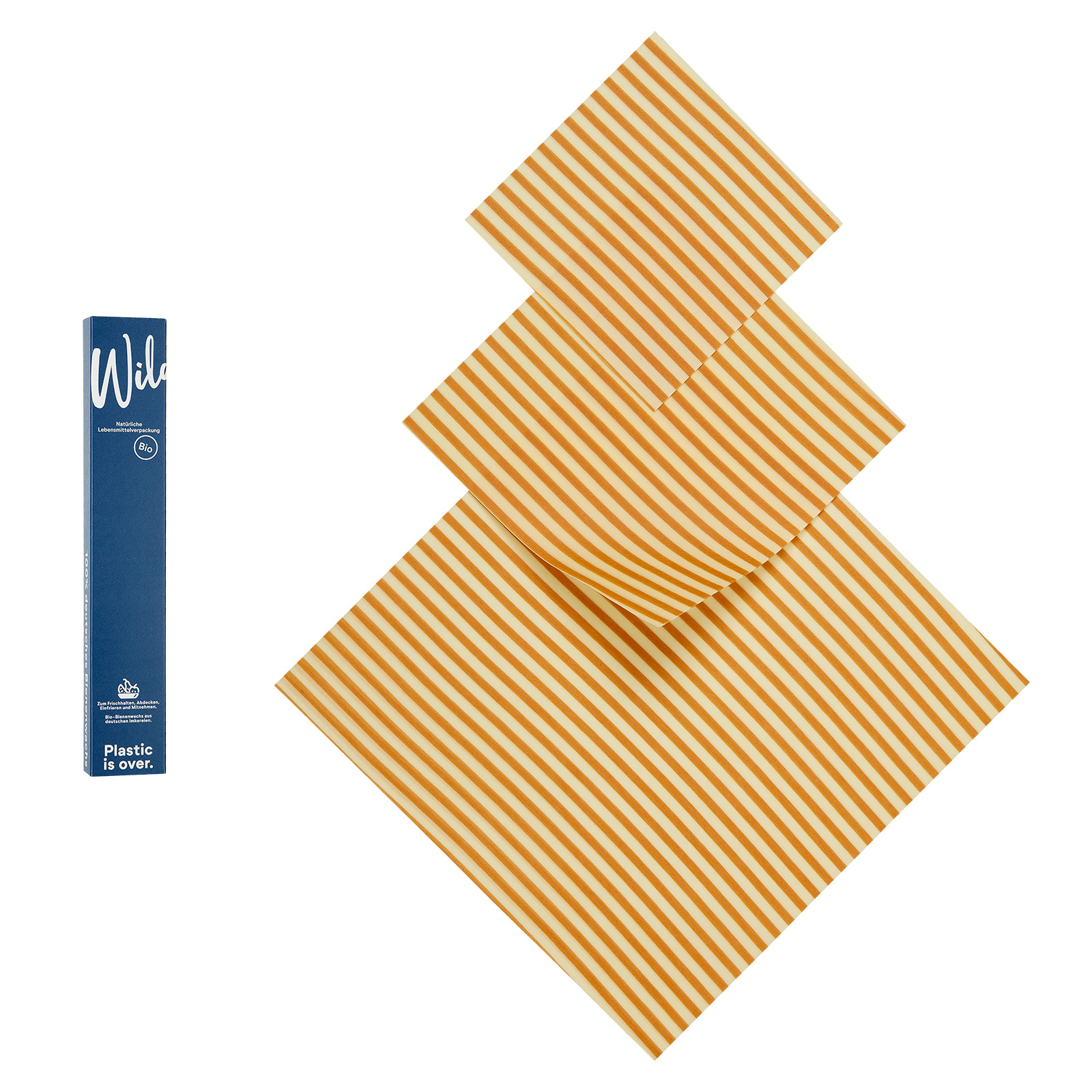 Bio-Bienenwachstuch Starter-Set  S|M|L 15x15 | 20x20 | 30x30 cm