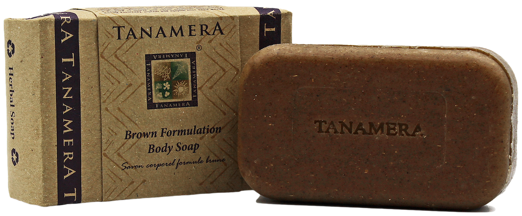 Tanamera® Braune Körperpeeling Seife, 125g