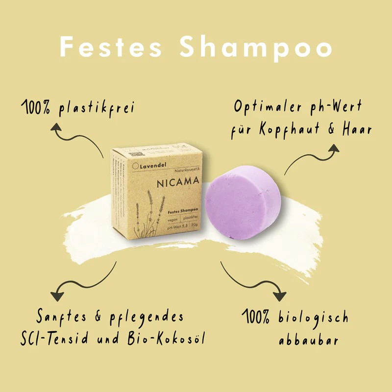 Festes Shampoo - Lavendel