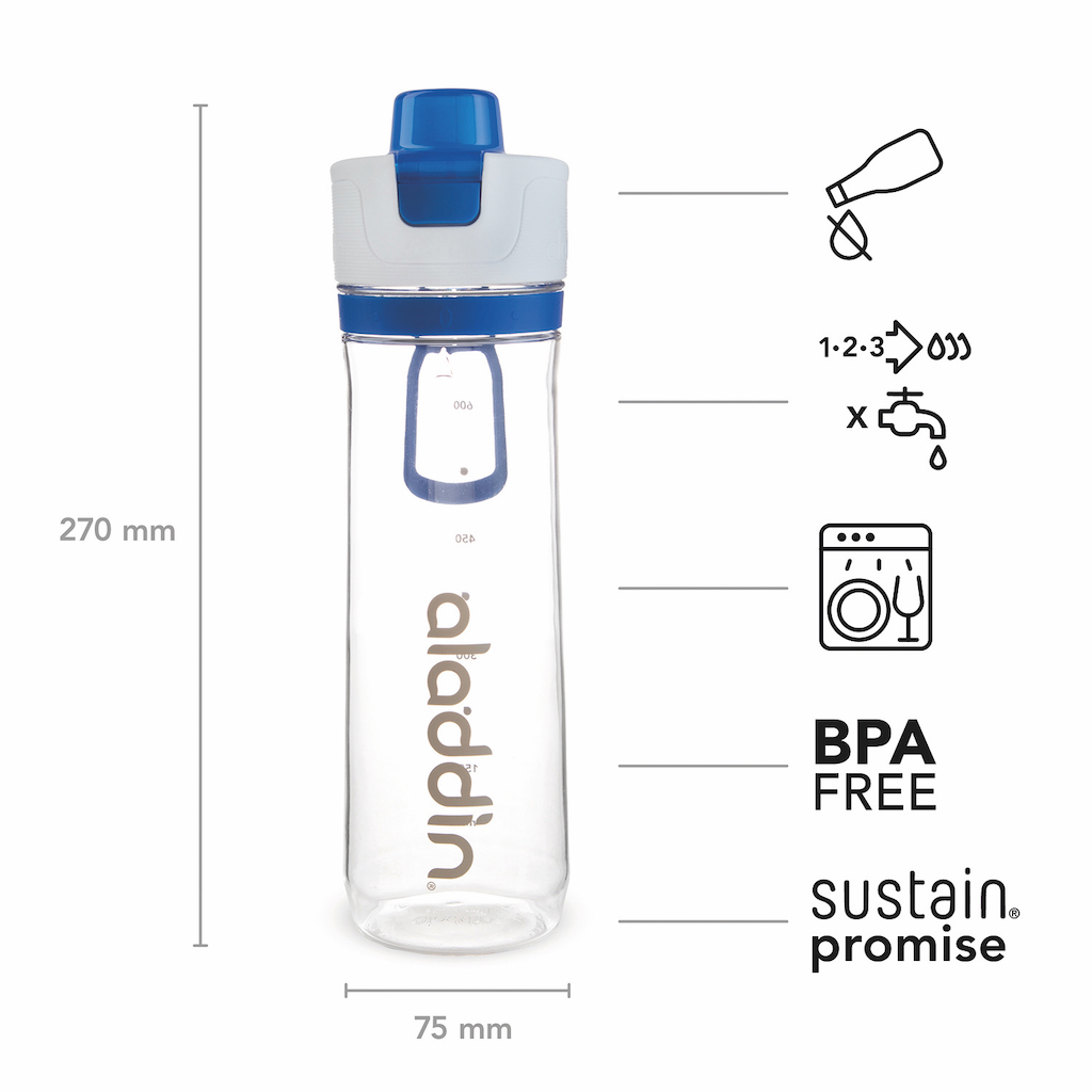 Active Hydration Tracker Trinkflasche 800 ml | 