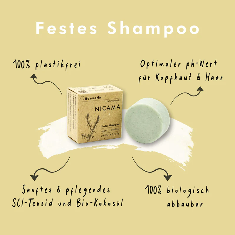 Festes Shampoo - Rosmarin