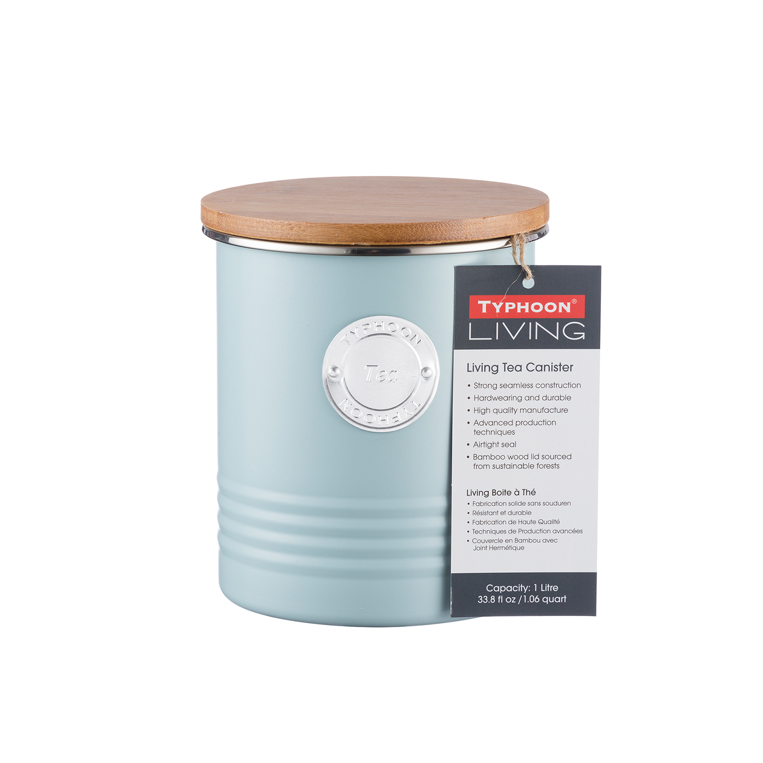 LIVING Collection | Vorratsbehälter Tee, pastellblau, 1 Liter